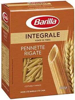 

Semola Integrale Barilla, Pennette Rigate Integrali 500g