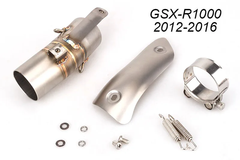 GSX-R1000 выхлопная средняя Соединительная труба для мотоцикла 2012- 07-08 год побега Соединительная труба средняя часть GSX R1000 Mid Pipe Joint