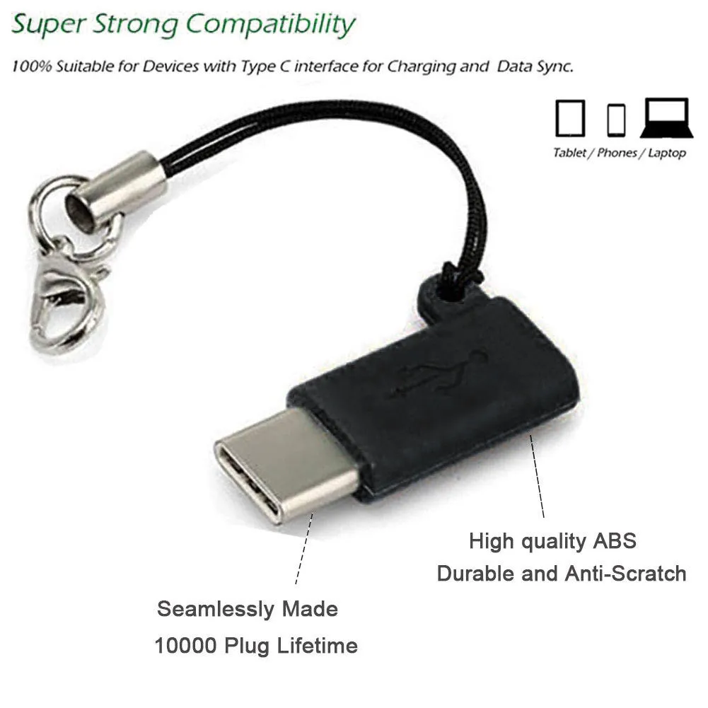 Универсальный USB 3,1 Тип-C разъем Micro USB 5Pin Женский данных адаптер переходник USB Тип C адаптер