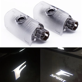 

2pcs Welcome light Led Lamps Projector F Sport Logo For lexus rx300 rx330 rx270 lx570 gx460 gx400 es420 es300 es350 ls460 ls600h