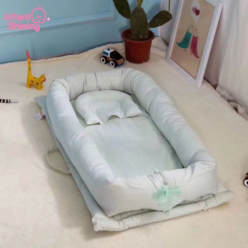 Детские Bionic кровать детская кроватка Портативный моющиеся путешествия изолированный кровать Co-спальные кроватки кроватка-корзинка для 0-12