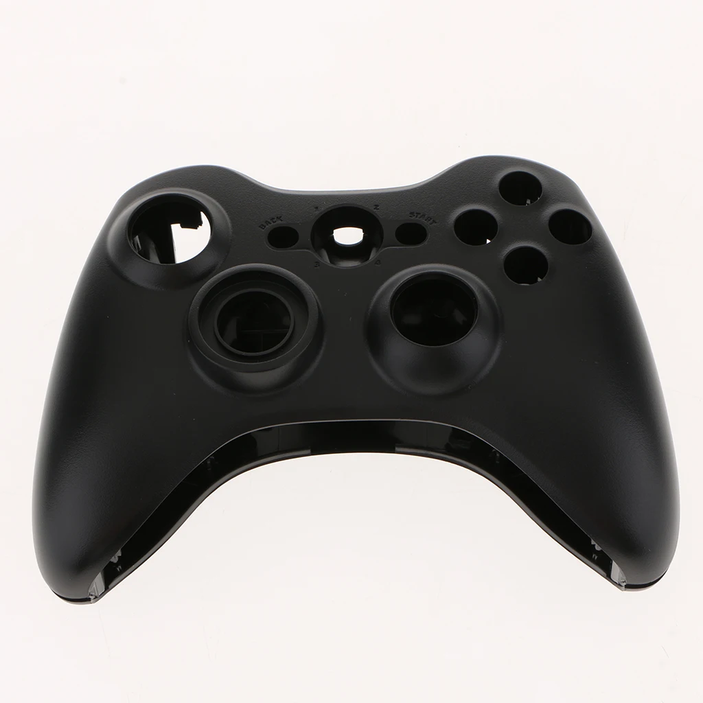 2Pcs Full Case Shell Kit for Microsoft Xbox 360 Controller Button Set Replacement Part Black