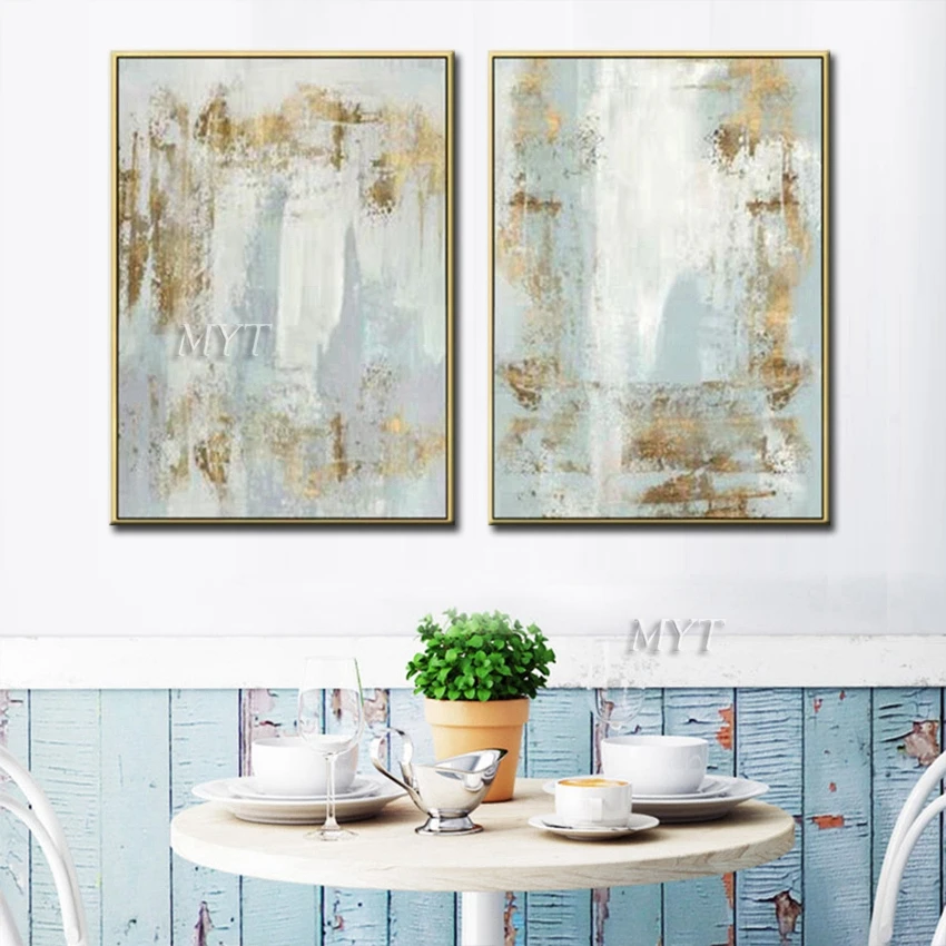 Waterfall Abstract Oil Painting On Canvas For Living Room Home Decor Wall Art Colorful Oil Painting Hand Painted Oil Painting