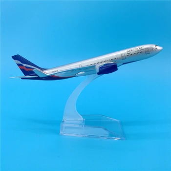 

16cm Aeroflot Airbus A330 Metal Airplane Model Decoration Gift Aeroflot Souvenir Model Scale Kit Airplane Model Aircraft Stand