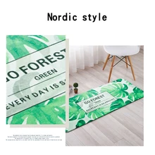 Гавайский тропический экзотический декор из растений коврик для ванной нескользящий коврик для пола входная дверь коврик DC156