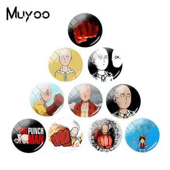 

2019 New Anime One Punch Man Class Dome Cabochon One Hero Handmade Jewelry Round Cabochons