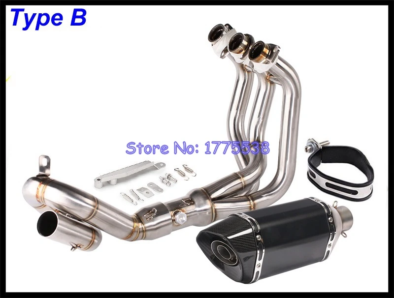 MT09 FZ09 2014-2020 Motorcycle Exhaust Muffler Full System Escape Muffler for Yamaha MT-09 FZ-09 2014-2020 XSR900 2016-2021 Moto - Image 3