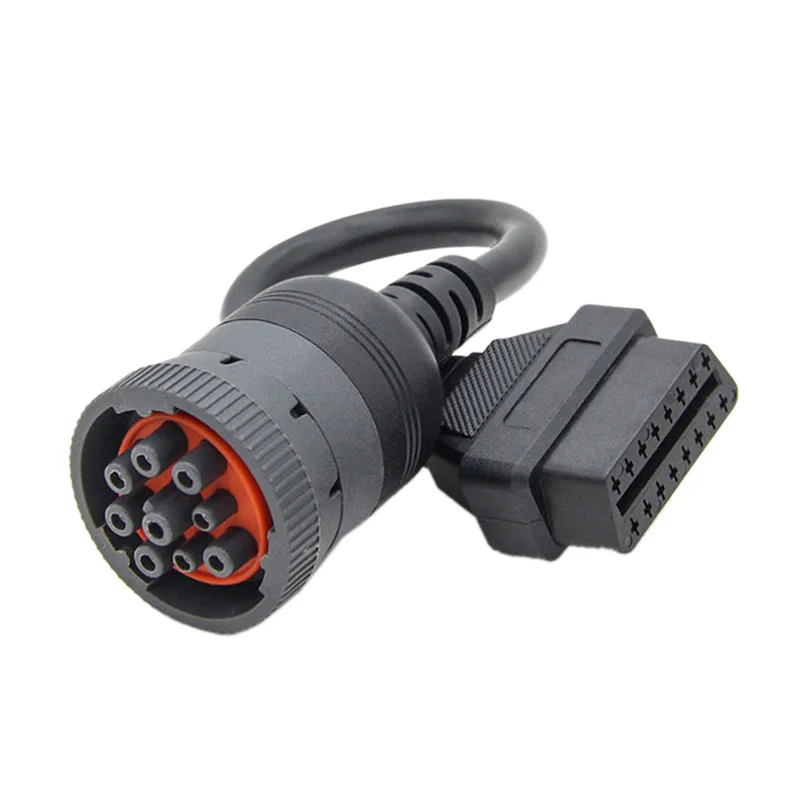 Грузовик кабель OBD1 к OBD2 Кабель-адаптер для J1939 9Pin женский OBD2 16Pin женский автомобиль