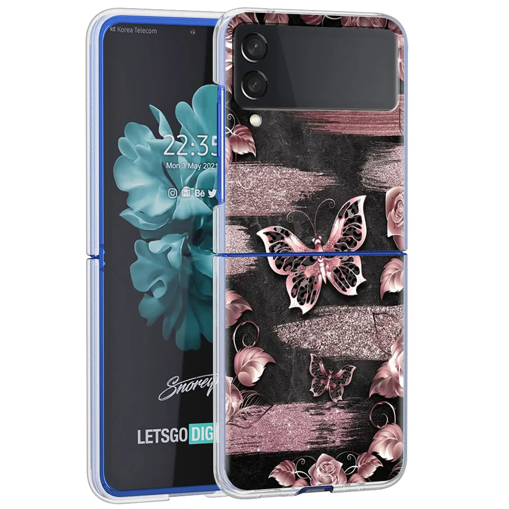 Transparent Luxury Love Bow Hard Phone Case Cover - Clear PC Design
