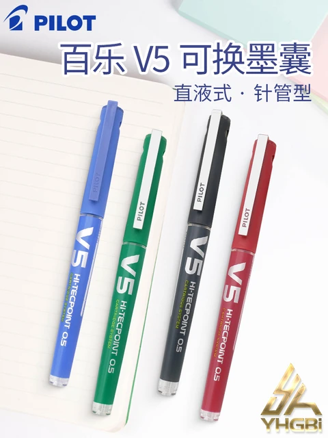 Pilot BX-V5 business roller tip pen 0.5mm 0.7mm Replaceable ink bag writing  elegant