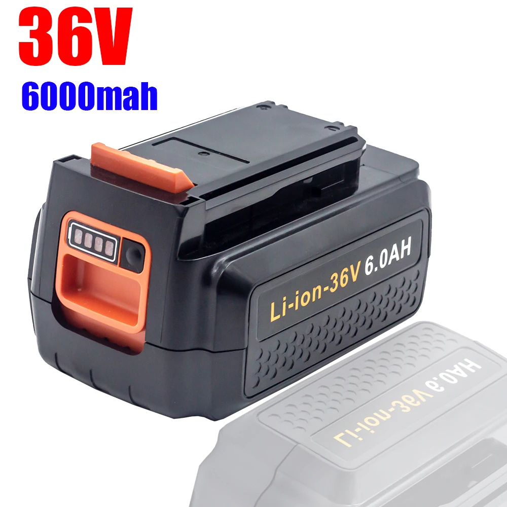 For Black & Decker 36v/40V 3000mAh Li-ion Rechargeable Power Tool Battery  LBXR36 BL2036 LBX2040