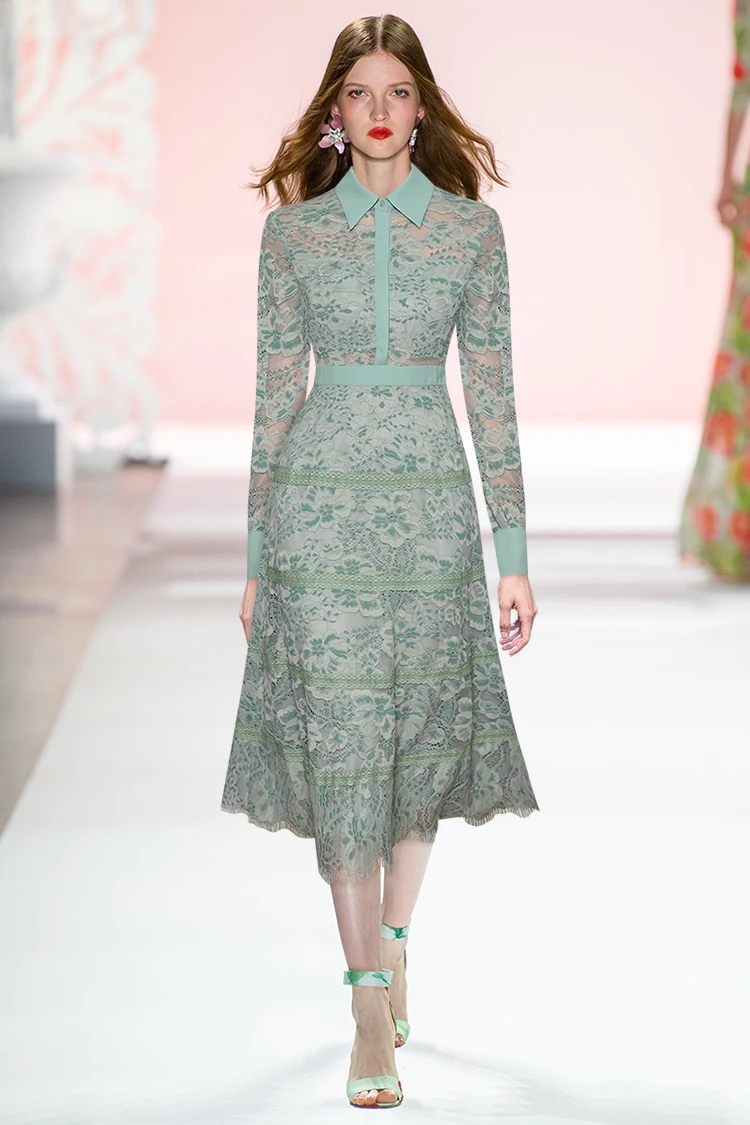 pleated midi dress with sleeves