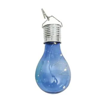 

1.2V Solar Powered LED Hanging Lamp with 0.24W Waterproof Rotatable LED Bulb Lawn Lamp for Outdoor Garden Camping