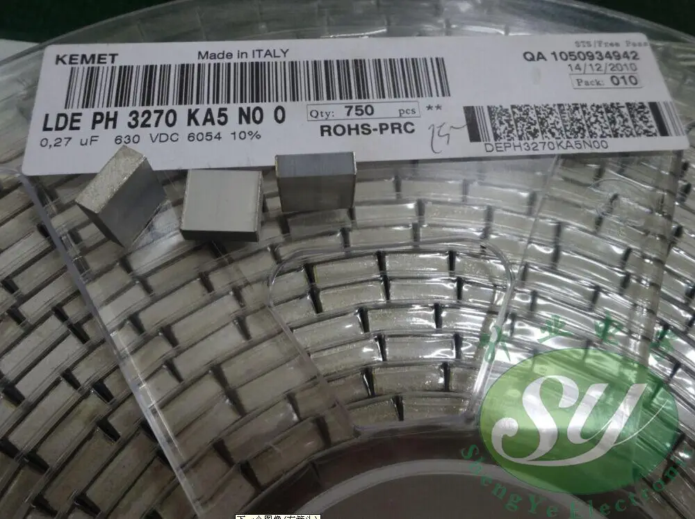 50 шт. KEMET AV 6054 SMD 0,27 мкФ/630 V 270nf u27 LDEPH3270K