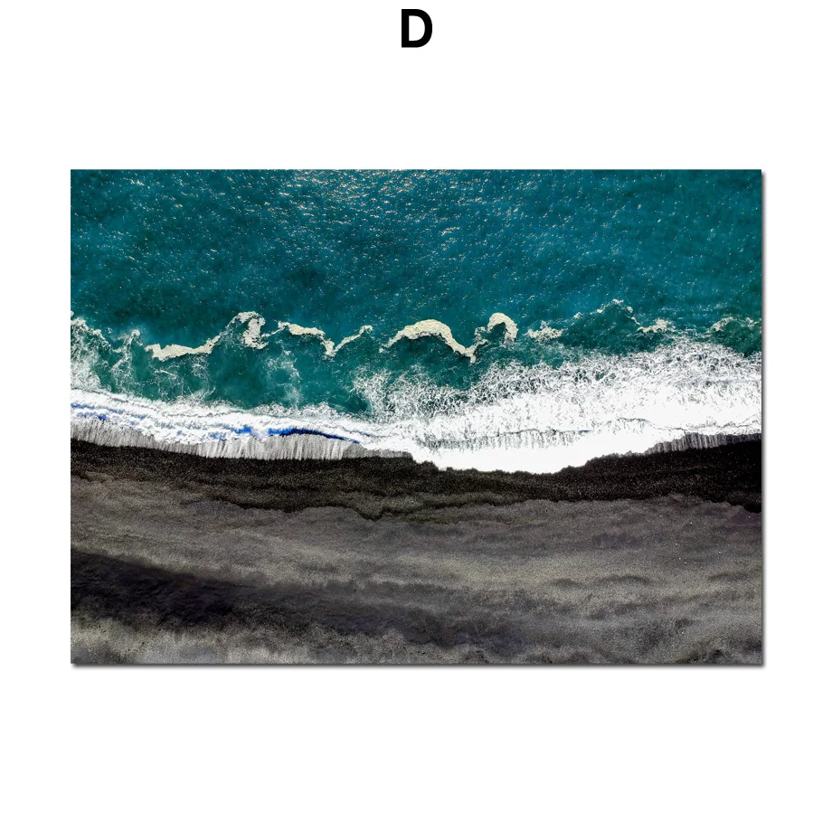 Blue-Sea-Forest-Sky-Life-Quotes-Landscape-Wall-Art-Canvas-Painting-Nordic-Posters-And-Prints-Wall (6)