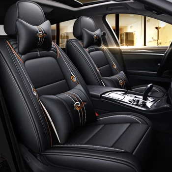 

Full Coverage Eco-leather auto seats covers PU Leather Car Seat Covers for Geely gc6 mk geely atlas