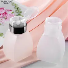 200/250ml Пустые Пластик бутылки многоразового использования УФ-гель для дизайна ногтей Очиститель жидкость для снятия лака жидкость Пресс Насосное Диспенсер контейнер