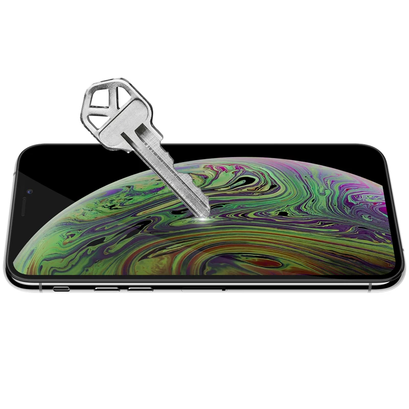 Для iPhone 11 pro макс. Закаленное стекло протектор экрана NILLKIN 3D CP+ MAX 9H Антибликовая прозрачная анти-Взрывная защитная пленка