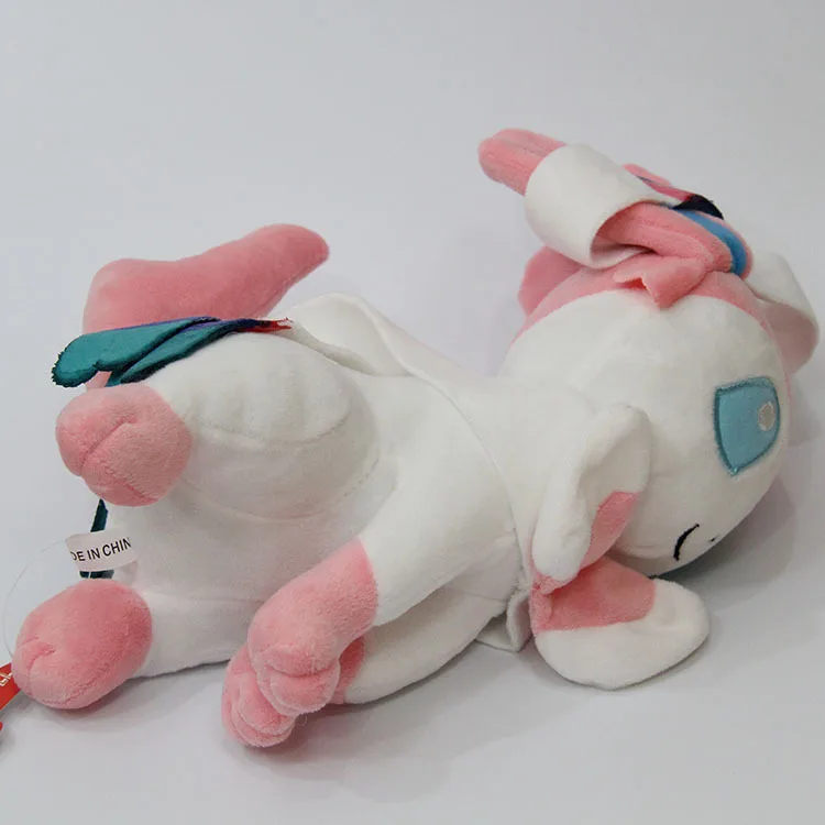 Горячая Распродажа аниме XY Sylveon плюшевые игрушки мягкие куклы Детский Рождественский подарок 1" 30 см