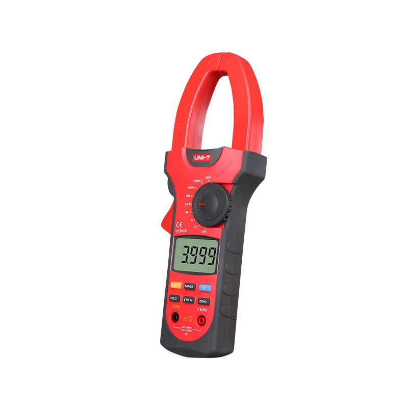 UNI-T UT207A UT208A UT209A 1000A цифровой клещи True RMS Авто Диапазон AC/DC Ток Сопротивление Частота тест
