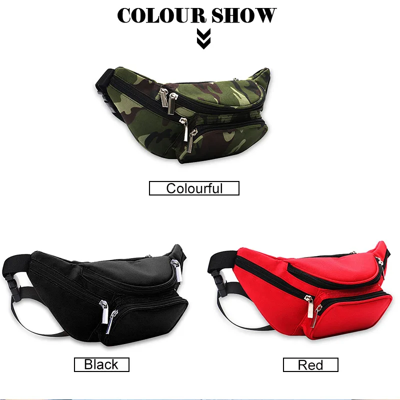 Brief Design Men Belt Waist Pack Large Capacity Phone Money Waist Bags Male Waterproof Male Travel Fanny Pack Durable Chest Bag