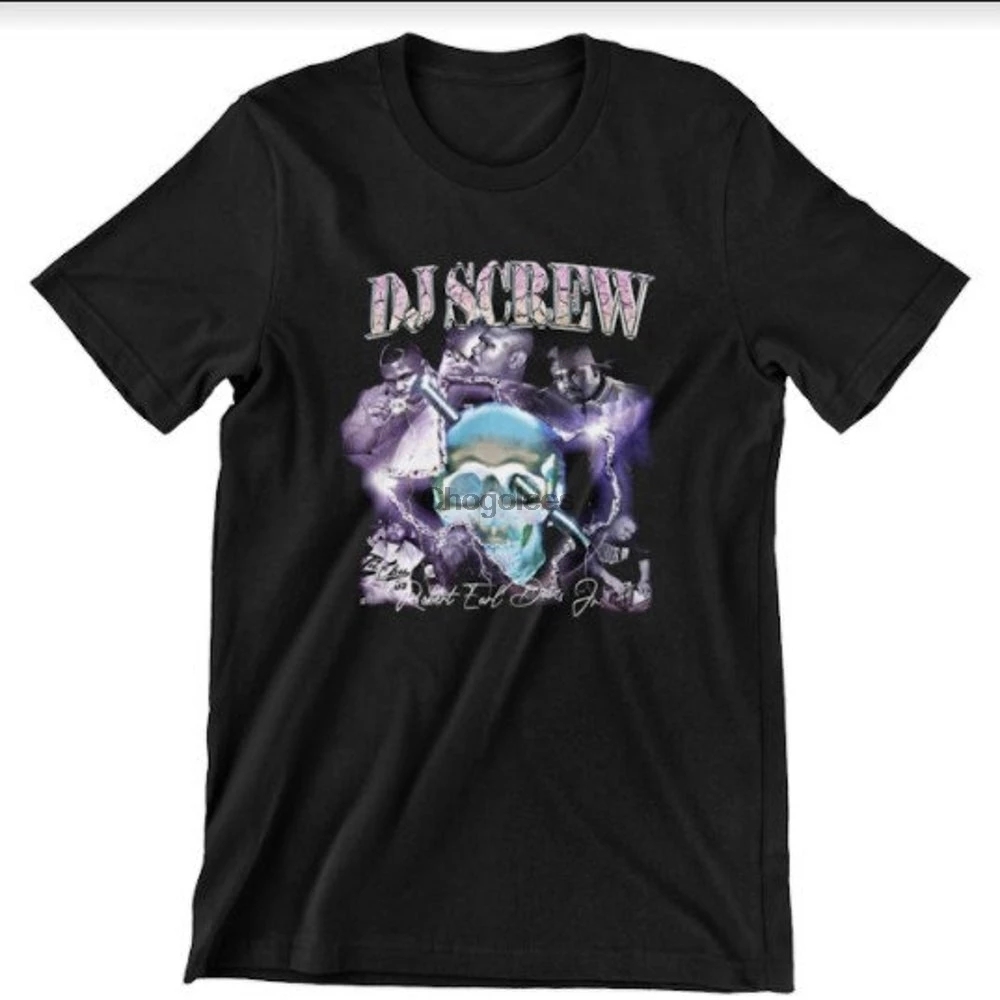 Винтажная Футболка DJ Screw в стиле 90-х годов Rap. Свитер. Толстовка. Длинная футболка |