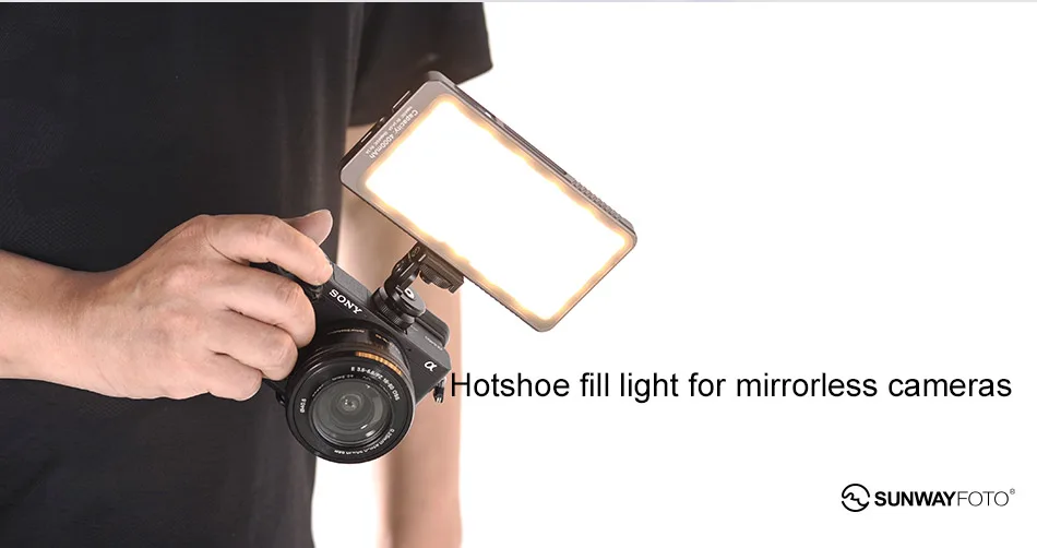 SUNWAYFOTO FL-70 RGB светодиодный свет RGB цвет селфи видео свет камера студийный свет для Canon Nikon sony Фото освещение