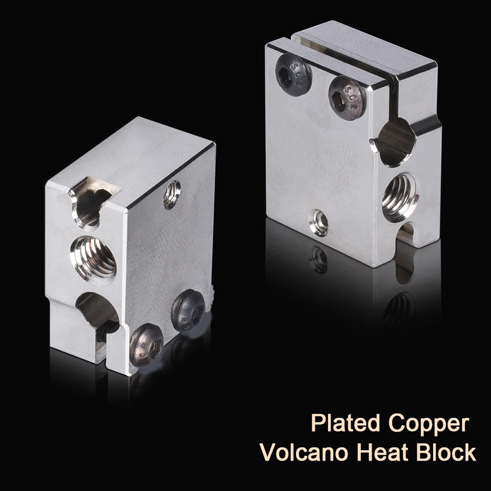 Высококачественный медный нагревательный блок Volcano PT100 для E3d Hotend 3D принтер Titan BMG