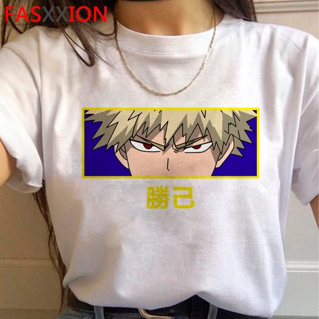 My Hero Academia Bakugou T-shirt Men Cute Anime Boku No Hero Academia T Shirt Cool Todoroki Graphic Tshirt Hip Hop Top Tees Male 49114