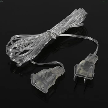 

3m Power Extension Cable Plug Extender Wire For LED String Light Christmas Lights EU,US Plug L29K