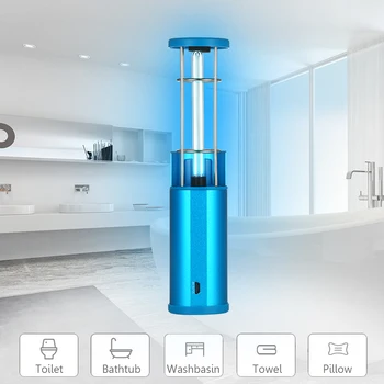 

Portable UV Sterilizer Light 5W Rechargeable Led Tube Bulb Disinfectant Black Ozone Ultraviolet Quartz UVC Lamp UV Sterilizer