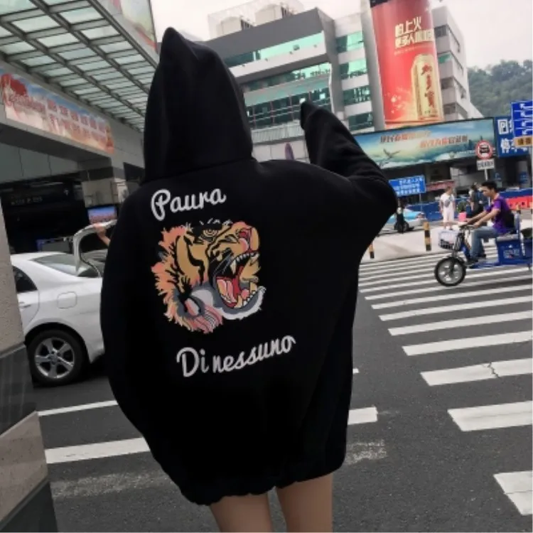 Весенние женские толстовки пуловеры в стиле Харадзюку унисекс с капюшоном