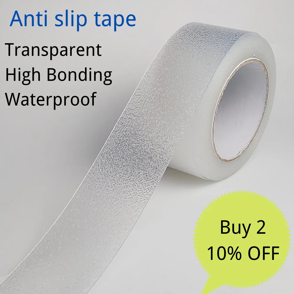 1 Roll Frosted Non-slip Tape, Stair Step Steel Sandpaper Self-adhesive  Non-slip Tape, Stairs Anti Slip Tape Strips