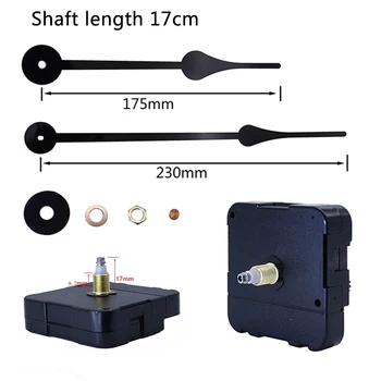 

A Set Of Lock Movement Large Torque Wall Clock Movement Diy Clock And 230mm Fixing Nut Spacer Washer Hour Hand