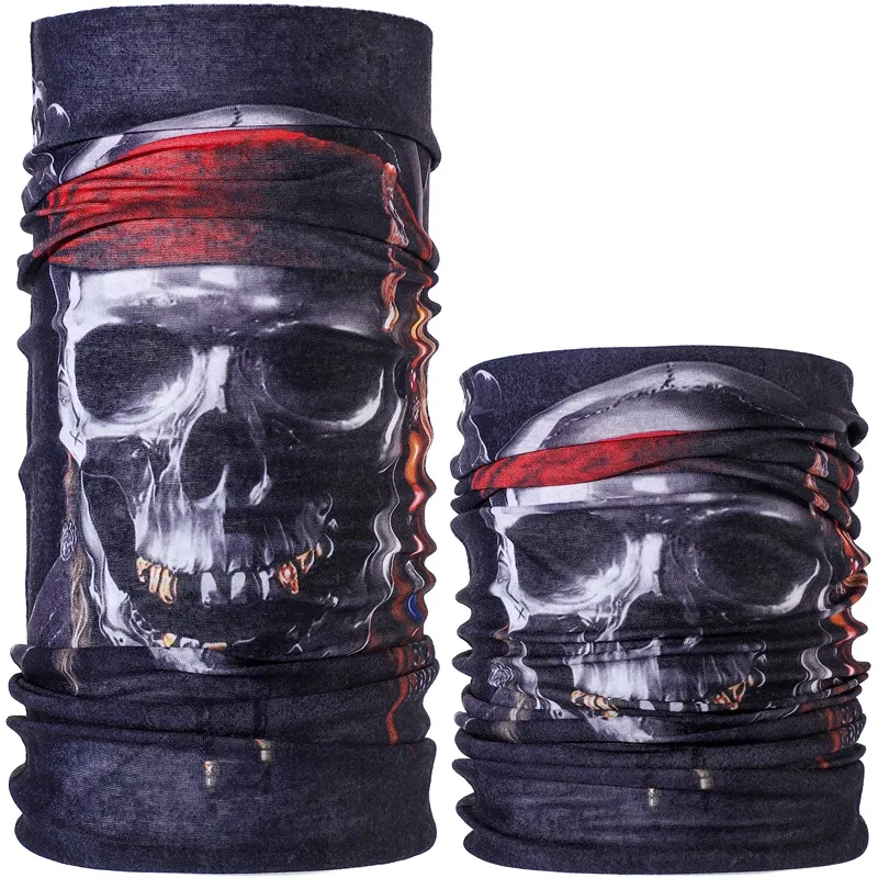 Outdoor Popular Skull Neck Bandanas Ring Multifunctional Seamless Tubular Magic Tube Scarf for Baby Kids Headband Hijab paul smith scarves Scarves