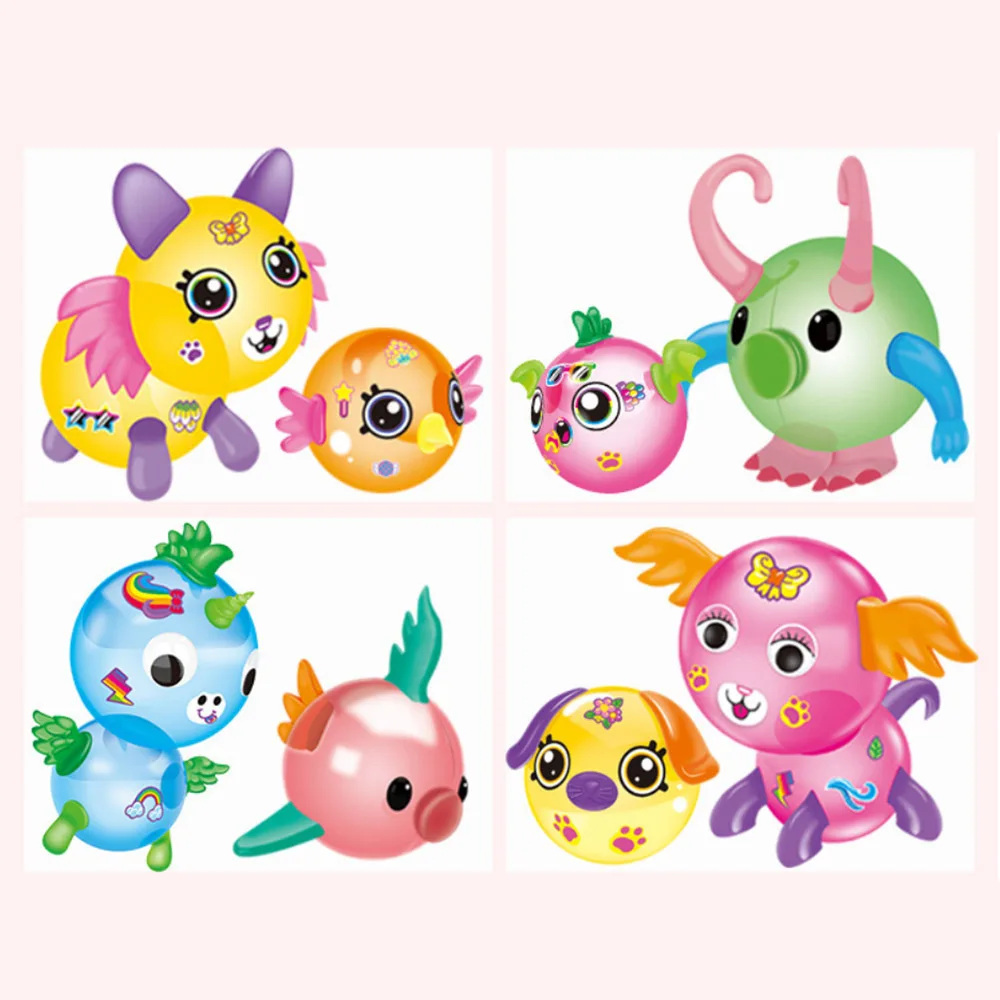 Декоративные шары надувные игрушки Дети собранные Bobo липкие красочные игрушки