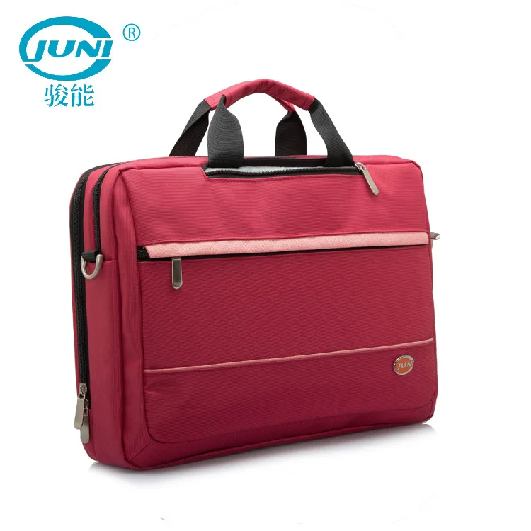 

2018 New Style Multi-functional Red Business Laptop Computer Bag Laptop Sleeve Triple Use Computer Bag