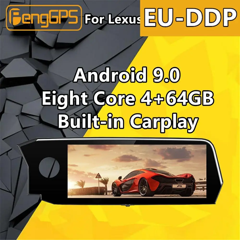For Lexus ES ES200 ES300h ES260 XV70 2018 2019 Car Multimedia Player Android 9 Audio Radio Stereo autoradio GPS Head unit BT | Автомобили