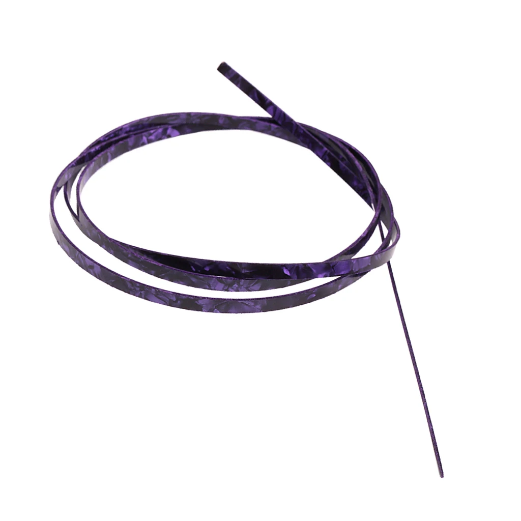 Purple Celluloid Acoustic Classical Guitar Binding Purfling Strip For Luthiers 1620x6x1.5mm