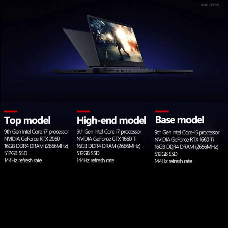 Игровой ноутбук Xiaomi 15,6 дюймов i7-9750H/i5-9300H Hexa Core 8 ГБ/16 Гб ram 512 ГБ SSD GTX 1660 Ti/RTX 2060