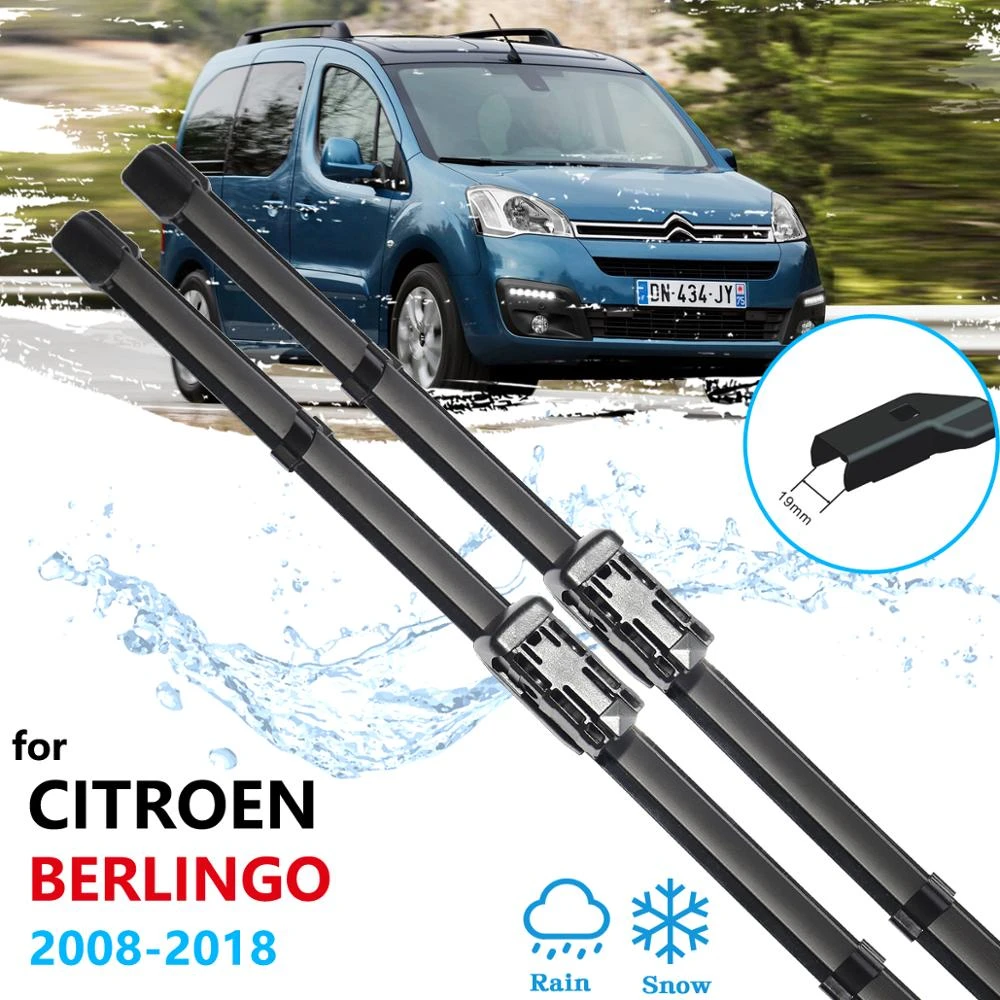 Escobillas de para Citroen Berlingo 2008 ~ 2018 B9, limpiaparabrisas delantero, accesorios para coche 2011, 2012, 2013, 2014, 2015, 2016, 2017|Limpiaparabrisas| - AliExpress
