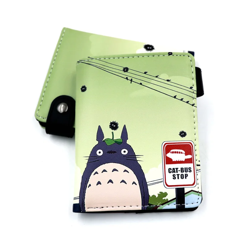 Кошелек на молнии с аниме Tonari no Totoro более 10 типов черных кошельков My Neighbor выбор