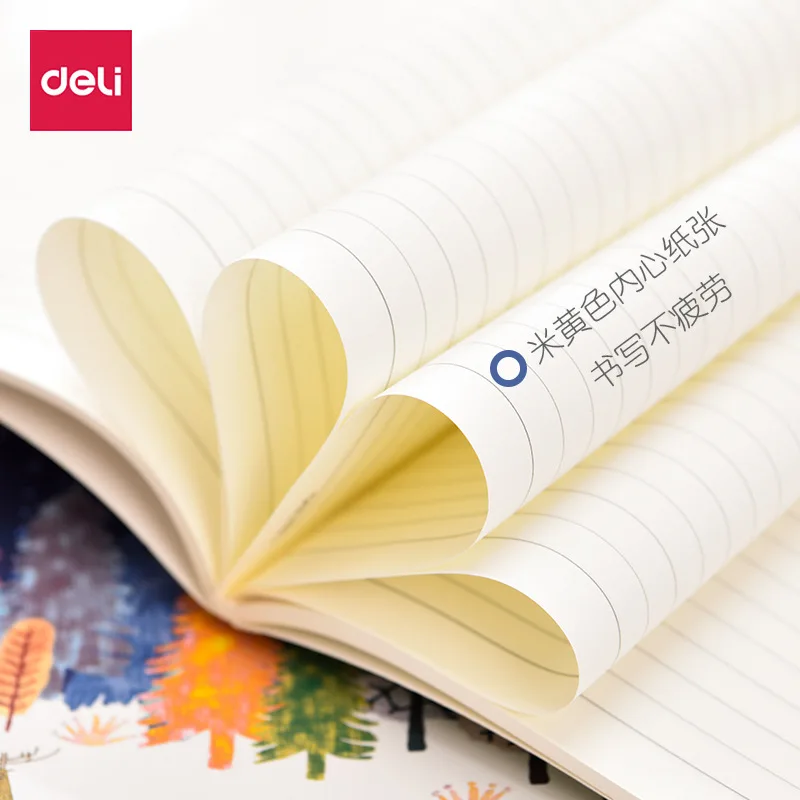 Deli notebook A5 креативные студенческие старшеклассники Южная Корея хипстер простые толстые нитки NoteboY