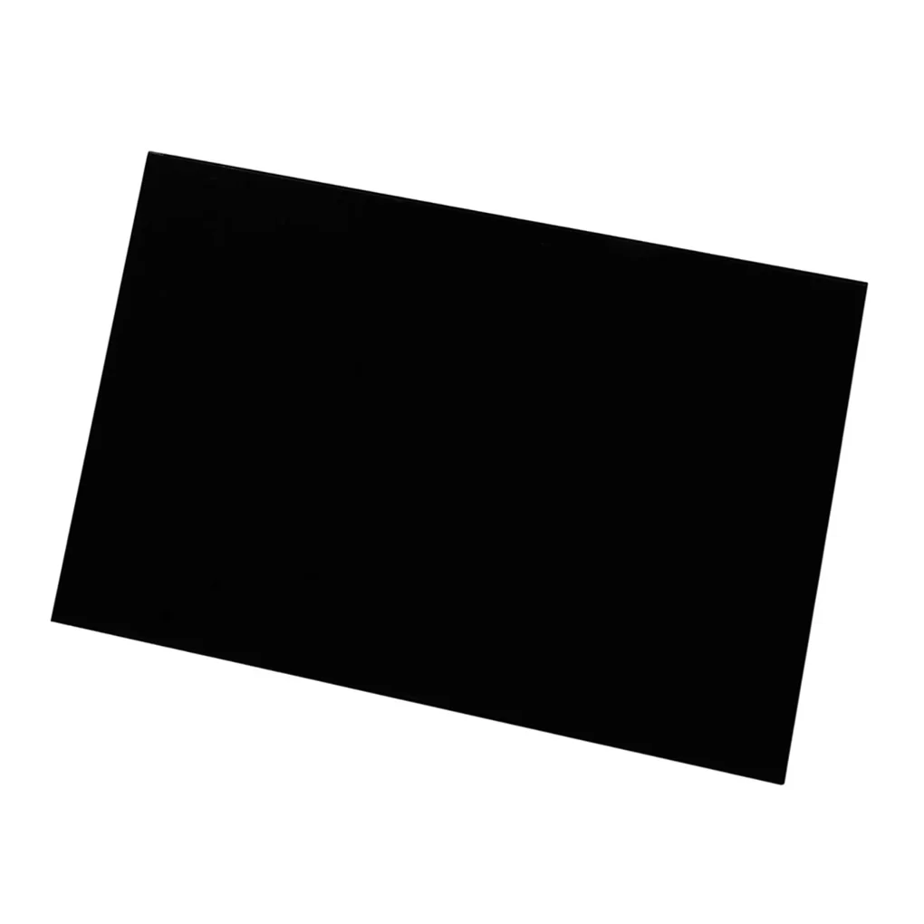 FLEOR 1 Stück Blanko-Gitarren-Schlagbrett, Material 430 x 290 x 2,3 mm, für E-Gitarre, Bass-Teile, DIY, Schwarz, 3-fach/Schwarz, 1-fach – Detail 2