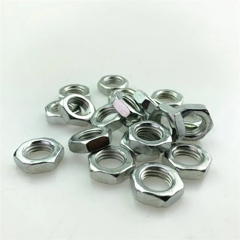 

Galvanized hexagon thin nut GB6172 thin nut outer hexagon screw cap