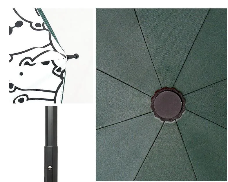 Мультфильм солнцезащитный Зонт от дождя для девочек зонтик для мальчика из трех дкладные Зонты Дети Дождей Солнечный зонт от дождя и солнца Защитный зонтик