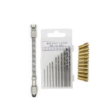 

Spiral Hand Drill HSS Twist Drills Spring Beading Jewelry 10cps 0.8-3.0mm Micro Drill Bits 10pcs 0.5-3.2 Chuck Gadgets ZM56