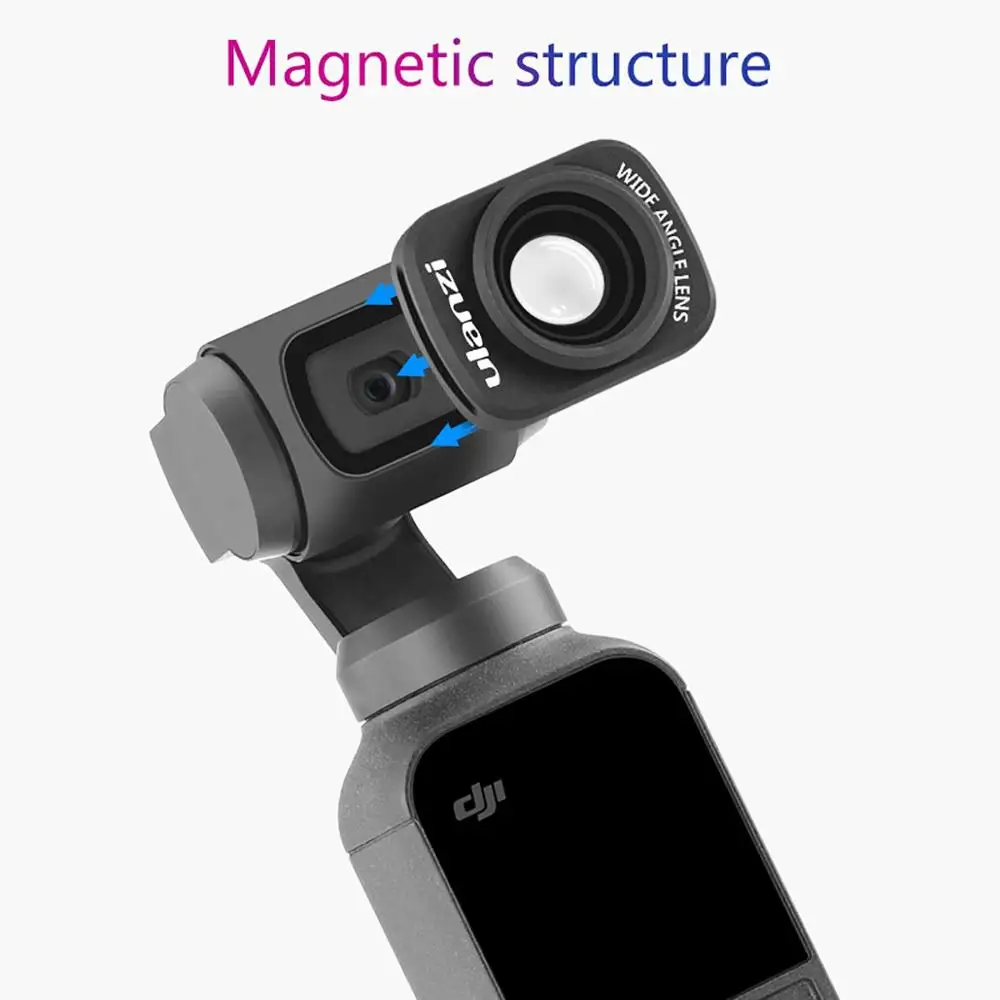 Для DJI OSMO Карманный Магнитный большой широкоугольный объектив макро-объектив для Osmo Карманный ручной карданный Стабилизатор камеры набор аксессуаров