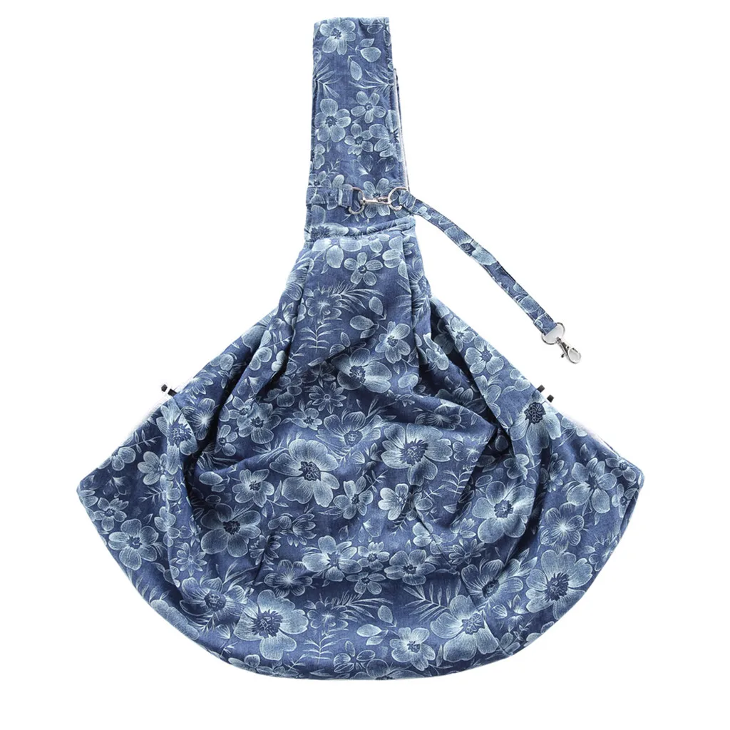 Blue Переноска для собак, кошек, маленьких питомцев, сумка на плечо, сумка-тоут, удобная сумка для путешествий,, популярная дорожная сумка для домашних животных, быстрая - Цвет: Blue