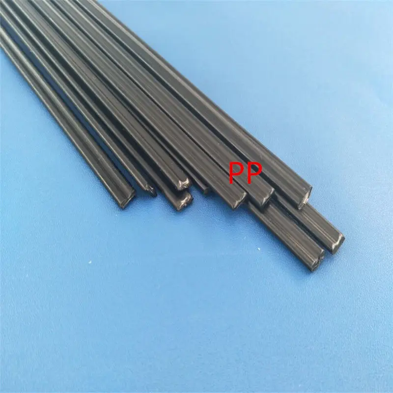 40pcs Plastic Welding Rods 200mm Length ABS/PP/PVC/PE Welding Sticks 5x2mm For Plastic Welder